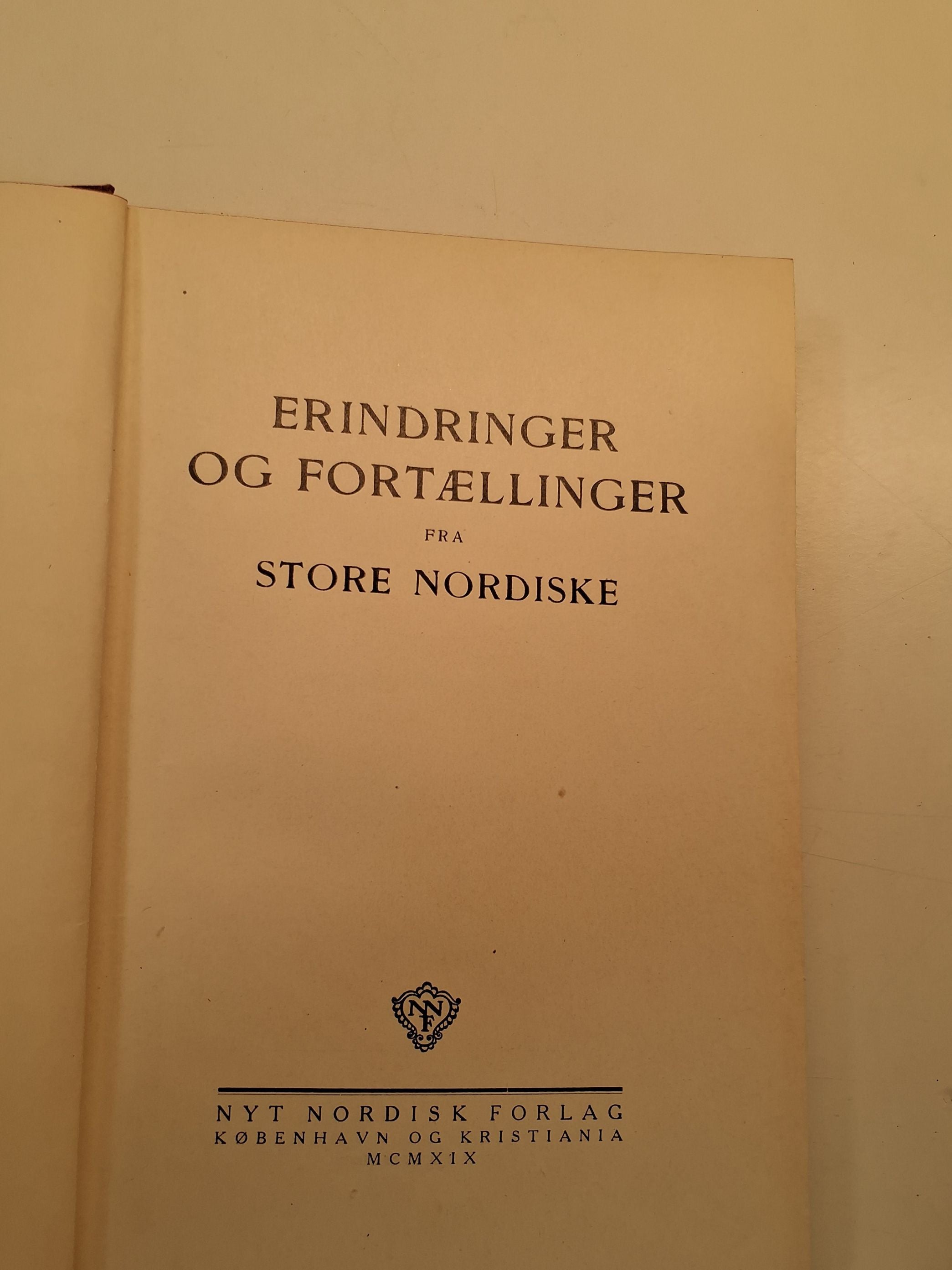 Erindringer fra Store Nordiske